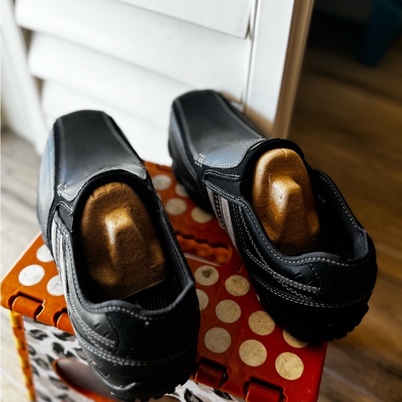 Skechers Black and White Slip-On Sneakers main image 4